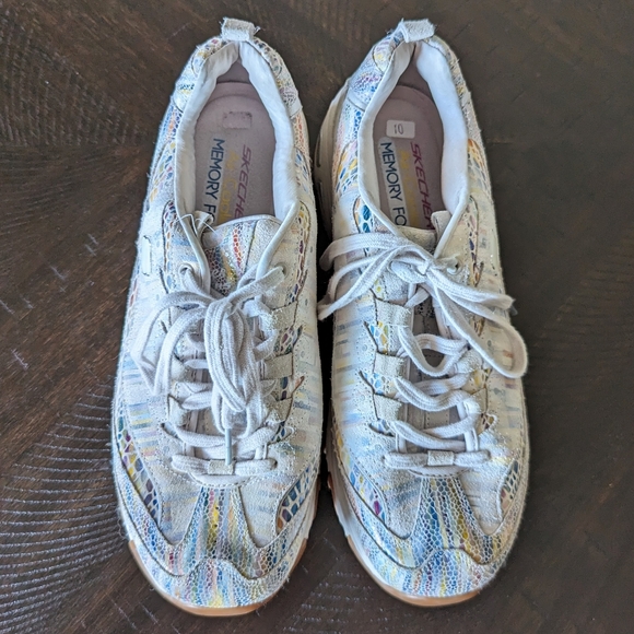 SKECHERS leather D LITES sneakers shoes 10 - Picture 6 of 10